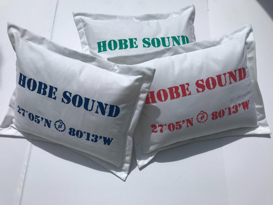 hobe sound throw pillow